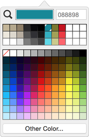 filemaker 14 color palette